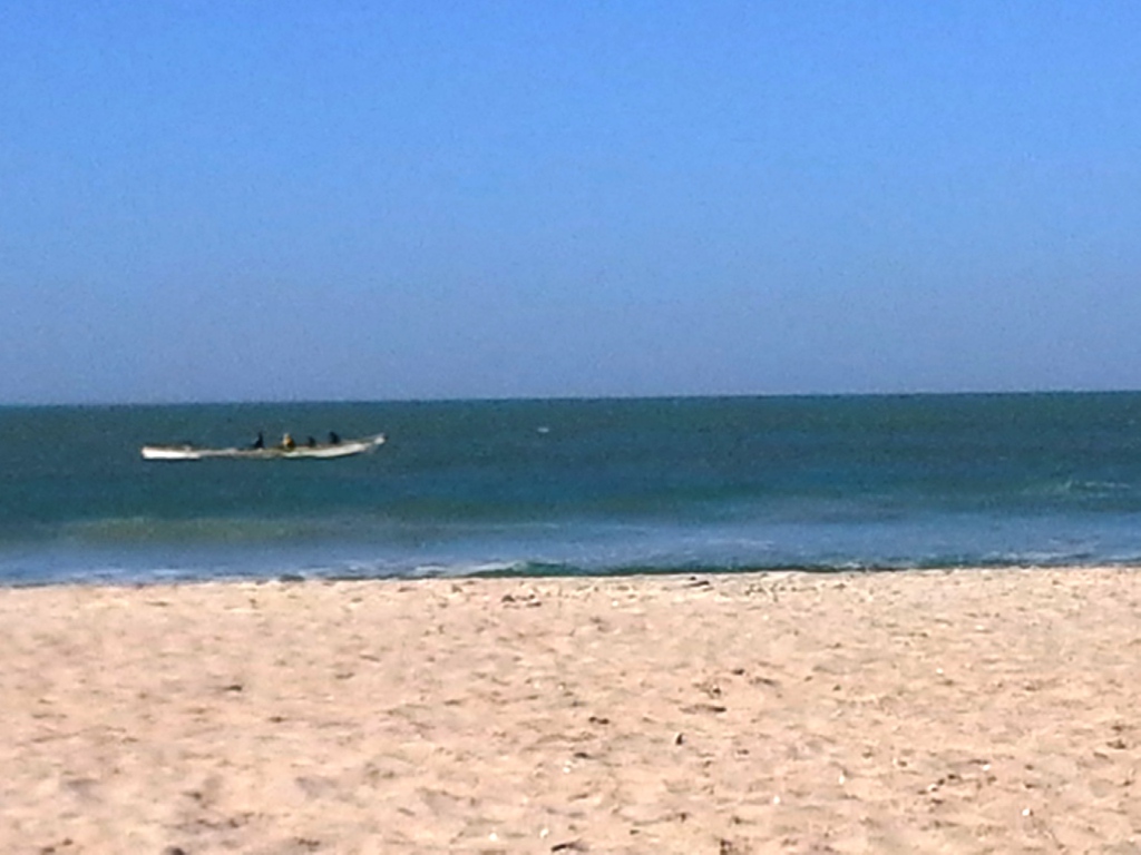 Ein Fischerboot auf dem Atlantik