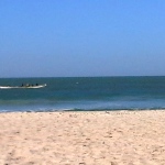Ein Fischerboot auf dem Atlantik