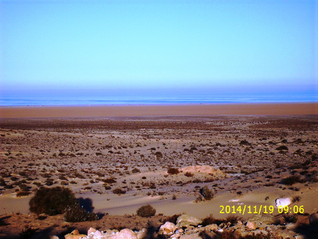 Blich über die Landschaft zum Atlantik