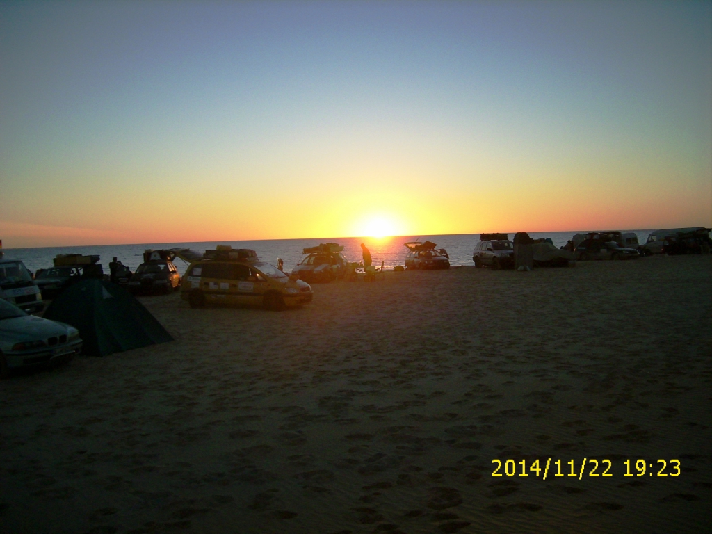 Sonnenuntergang über dem Atlantik