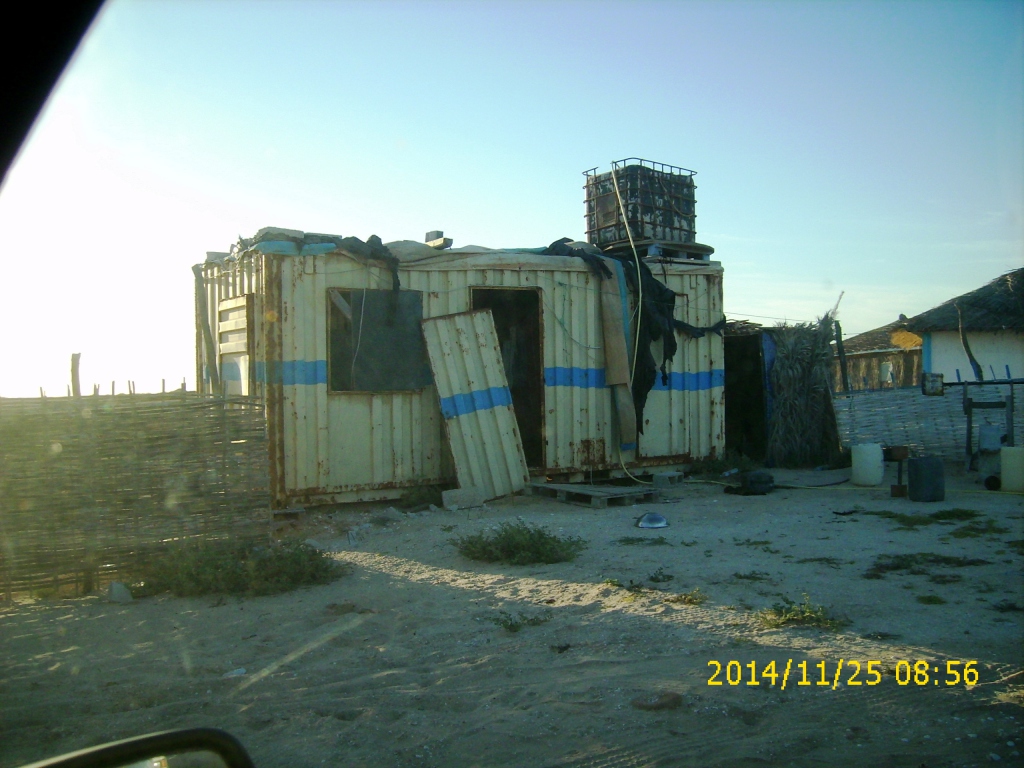 Hütte am Campingplatz Nouakchott